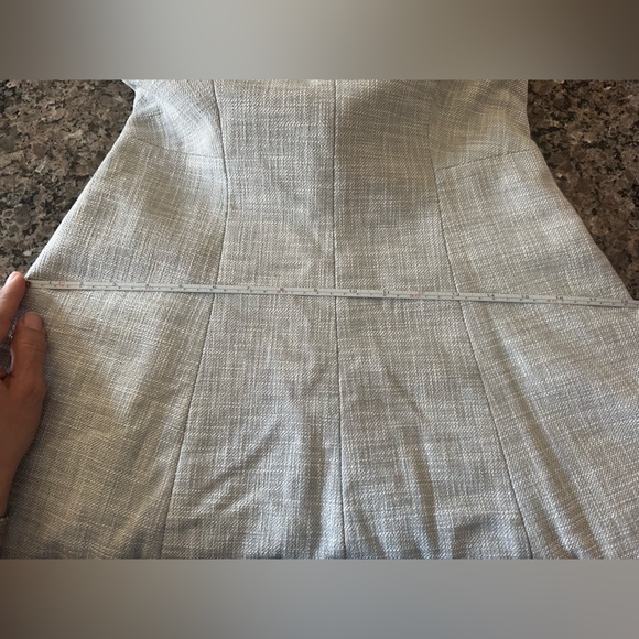Rebecca Taylor Slub Suiting Dress Size 4 - Picture 14 of 14